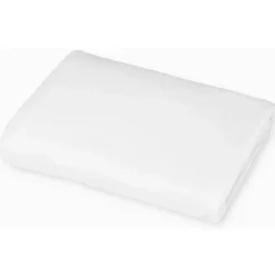 Lençol de berço ajustável American Baby - 100% algodão malha suprema, branco