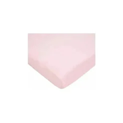 Lençol de berço American Baby Value Jersey Jersey, Rosa