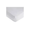 Lençol de berço americano bebê Heavenly macio em chenille, branco