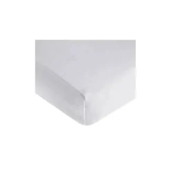 Lençol de berço americano bebê Heavenly macio em chenille, branco