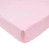 Lençol de berço aveludado ultra macio da American Baby Company, rosa