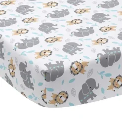 Lençol de berço com ajuste divertido da selva Originals para dormir