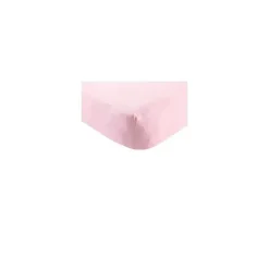 Lençol de berço de algodão orgânico Hudson Baby, rosa
