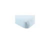 Lençol de berço de algodão orgânico Hudson Baby, azul