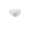 Lençol de berço de algodão orgânico Hudson Baby, cinza