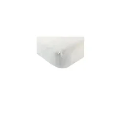 Lençol de berço de algodão orgânico Hudson Baby, cinza