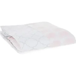 Lençol de berço de algodão unissex para bebê Hudson Baby, Elefante