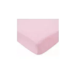 Lençol de berço em chenile macio Heavenly American Baby, rosa