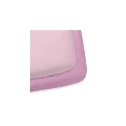 Lençol de Berço Tecido Gerber - Rosa