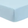 Lençol de Percal Azul para Berço da American Baby Company