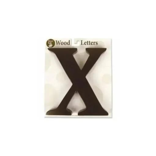Letra 'X' do Trend Lab - Marrom