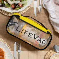 LifeVac Travel Kit - Portable Choking Rescue Device, Kid & Adult Masks, Bag