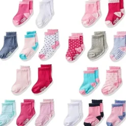 Little Me - 20 unidades de meias para bebê conto de fadas, 12/24 meses
