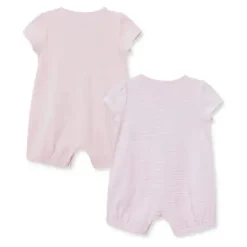 Little Me - 2 unidades de macacões coelhinhos para meninas