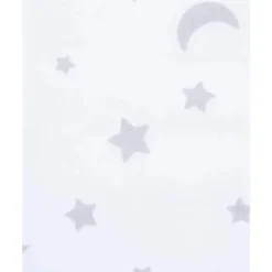 Little Me - babador Moon&amp;Stars, cinza