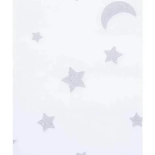 Little Me - babador Moon&amp;Stars, cinza