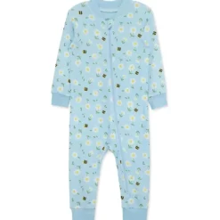 Little Me - Baby Boy Daisy Zip Front Pajama