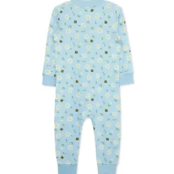 Little Me - Baby Boy Daisy Zip Front Pajama