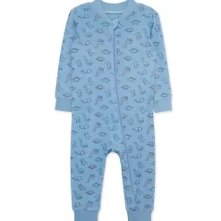 Little Me - Baby Boy Dino Zip Front Pajama