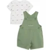 Little Me - Baby Boy Gator Shortall