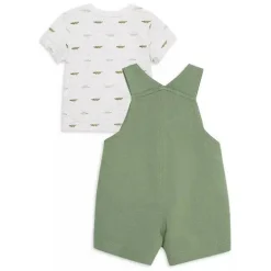 Little Me - Baby Boy Gator Shortall