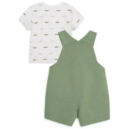Little Me - Baby Boy Gator Shortall