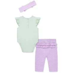 Little Me - Baby Girl Bee Happy Bsuit Pant