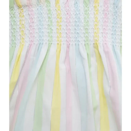 Little Me - Baby Girl Candy Stripe Bubble, Multicolor