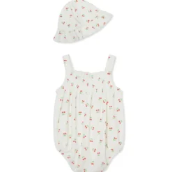 Little Me - Baby Girl Cherries Bubble Hat