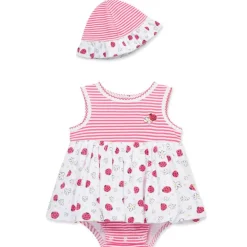 Little Me - Baby Girl Ladybugs Popover, Pink