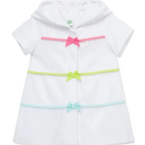 Little Me - Baby Girl Multicolor Swim Coverup, White