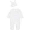 Little Me - Baby Girl Pink Bunny Footie & Hat