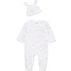Little Me - Baby Girl Pink Bunny Footie & Hat