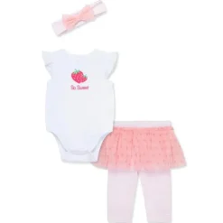 Little Me - Baby Girl Strawberry Skegging Set