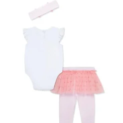 Little Me - Baby Girl Strawberry Check Set Infant,Tunic W/Leggings
