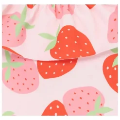 Little Me - Baby Girl Strawberry Swimsuit, Rose