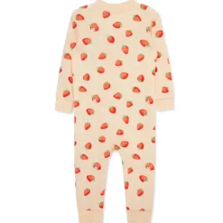 Little Me - Baby Girl Strawberry Zip Front, Pink