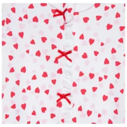 Little Me - Baby Girl Valentine Footie & Headband