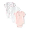 Little Me - Body de bebê com spray floral 3 unidades