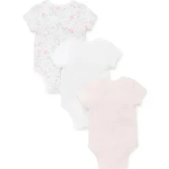 Little Me - Body de bebê com spray floral 3 unidades