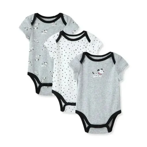 Little Me - Bodysuits 3Pk dálmata, cinza