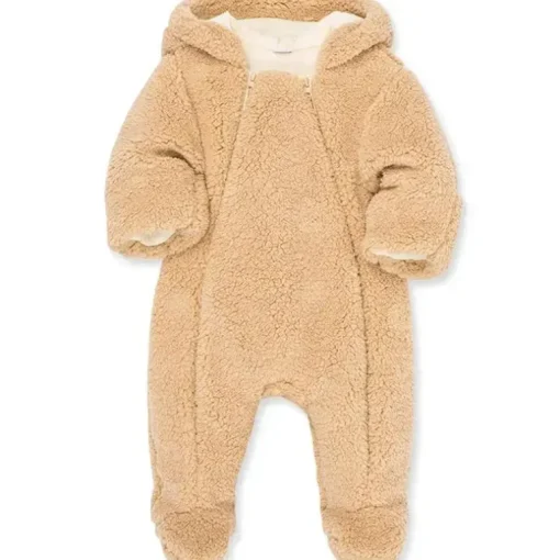 Little Me - carrinho de bebê Fuzzy Bear, bronzeado