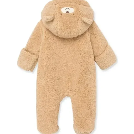 Little Me - carrinho de bebê Fuzzy Bear, bronzeado