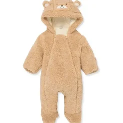 Little Me - carrinho de bebê Fuzzy Bear, bronzeado