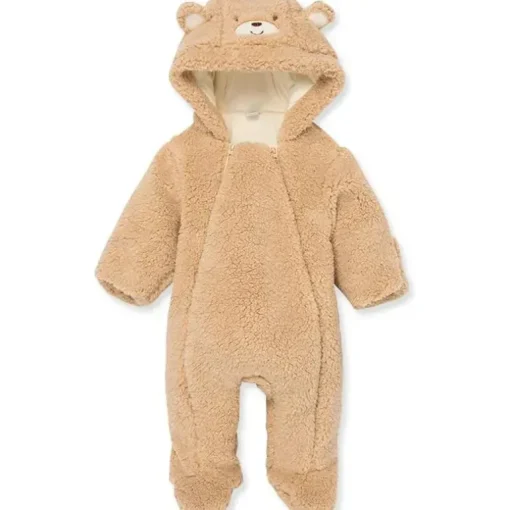 Little Me - carrinho de bebê Fuzzy Bear, bronzeado