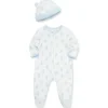Little Me - Chapéu Happy Bear Footie, Azul