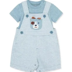 Little Me - Conjunto de malha de algodão macio para filhotes de bebê menino