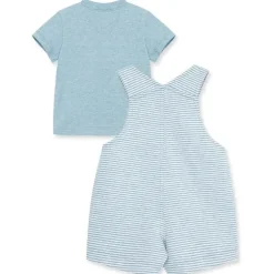 Little Me - Conjunto de malha de algodão macio para filhotes de bebê menino