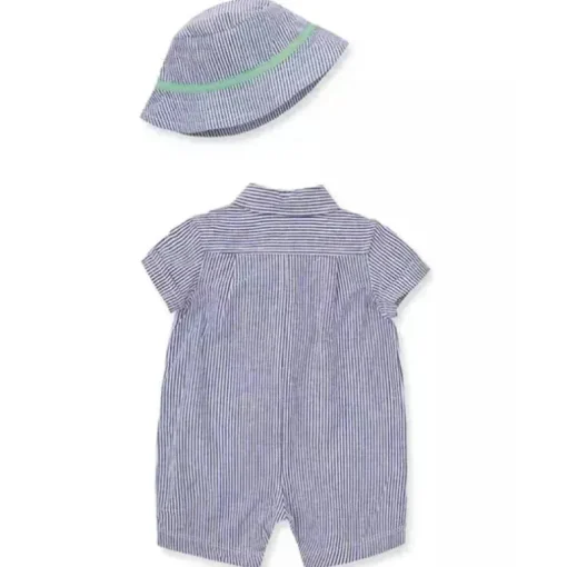 Little Me - conjunto de macacão e chapéu para filhotes de bebês