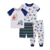 Little Me - Conjunto de pijama de construção para meninos 4Pk